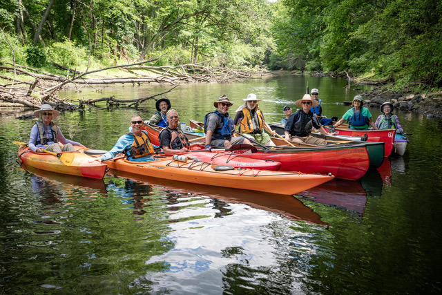AMC Group Photo in Kayaks